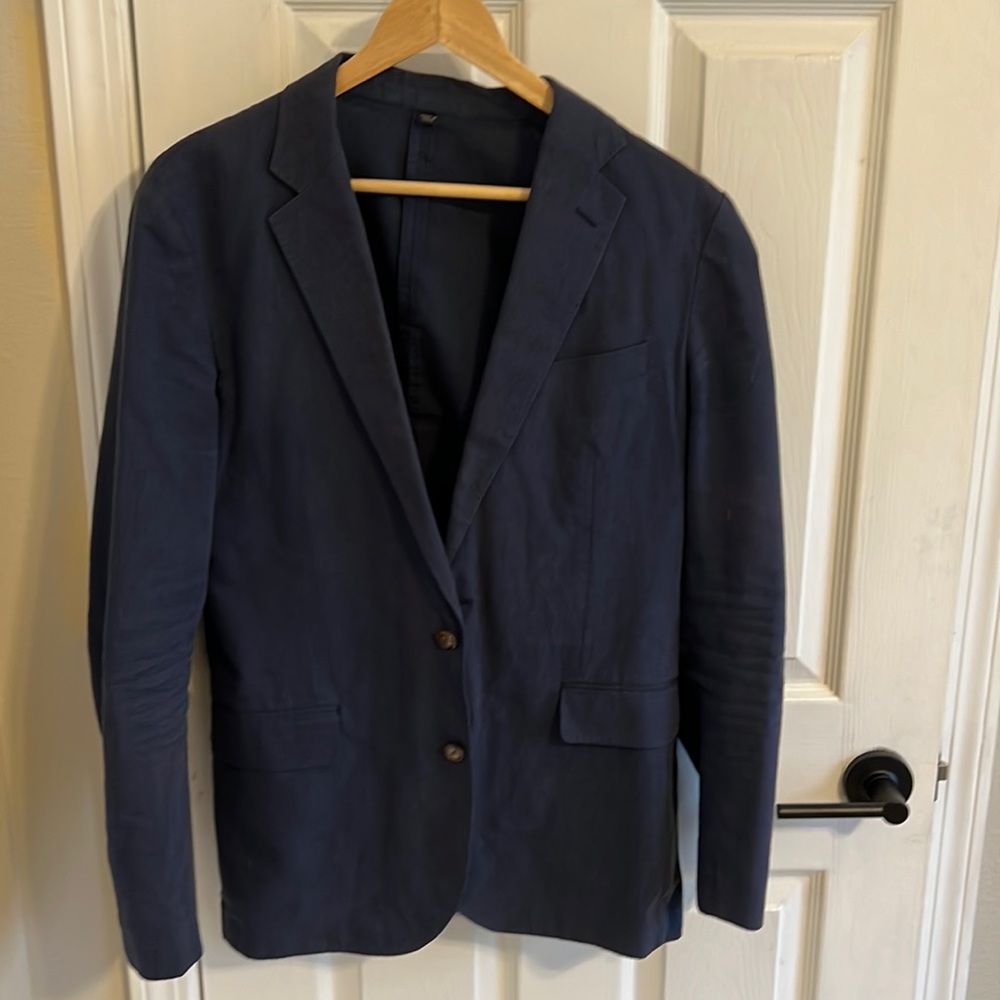 J. Crew Ludlow Slim Cotton Linen Blazer